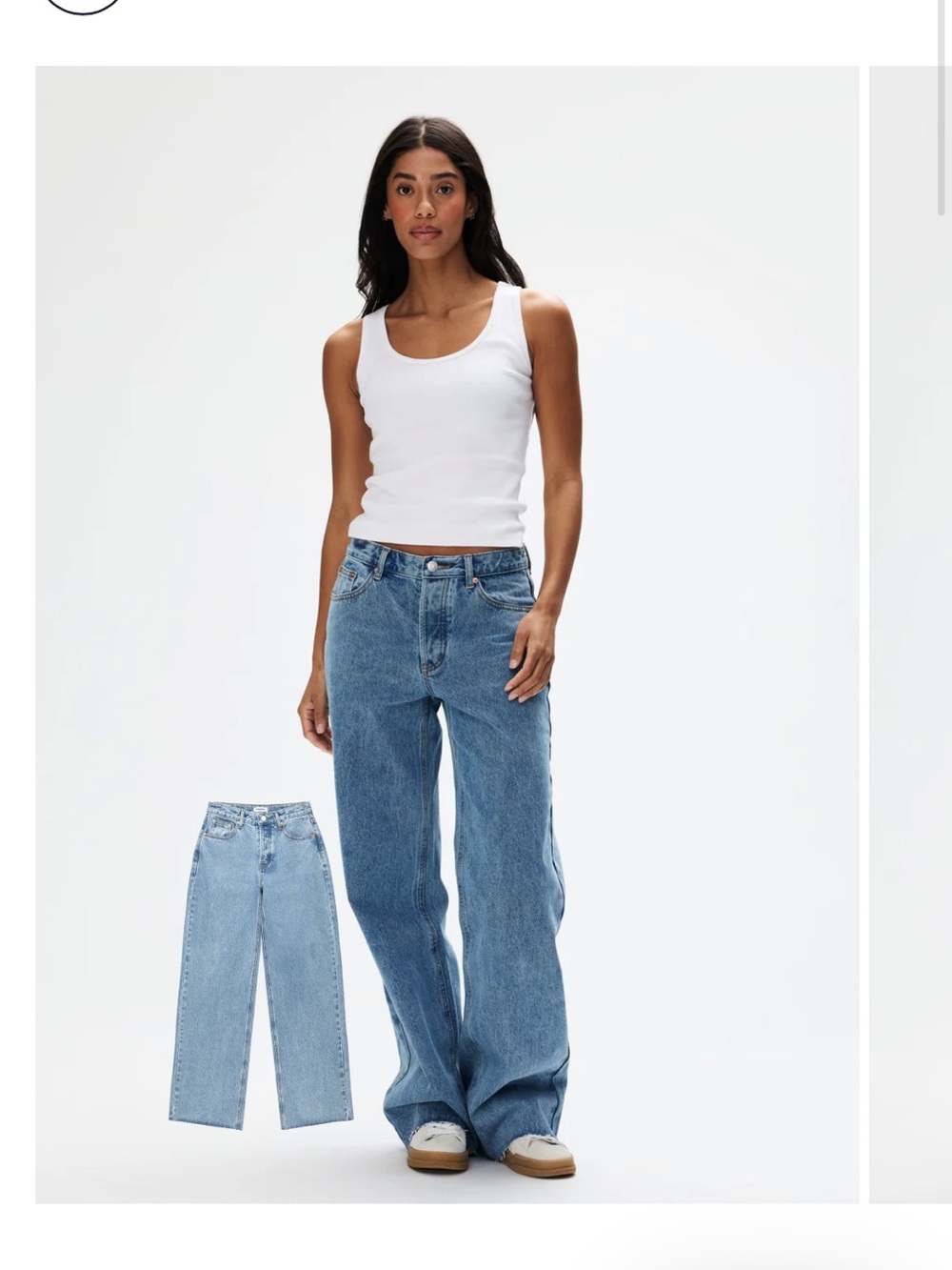 NWT PARKE Low Rise Baggy- Vintage Wash